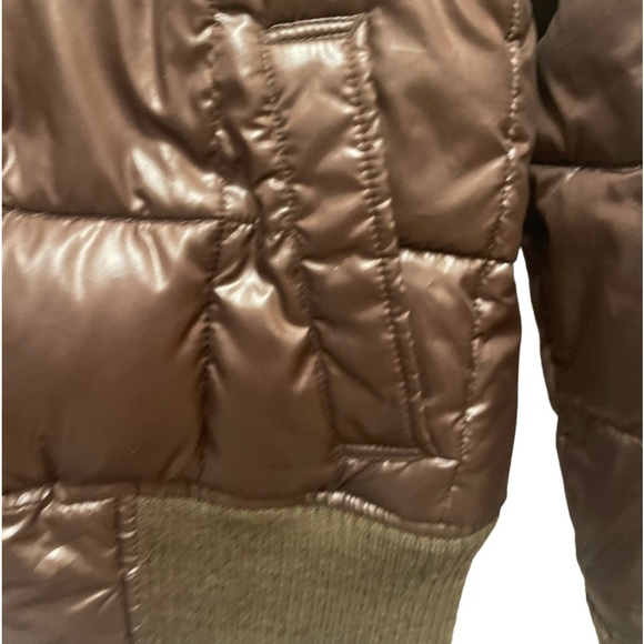 Old Navy Chocolate Brown Puffer Jacket Size XL HOST PICK!!!! - Picture 5 of 8